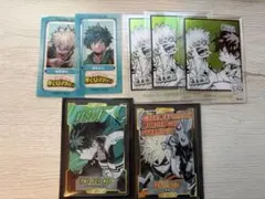 ジャンプフェスタ ジャンプショップ ヒロアカ 箔入りアクリルカード 緑谷 爆豪