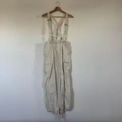 【studioCLIP】サスペンダー付きカーゴパンツ