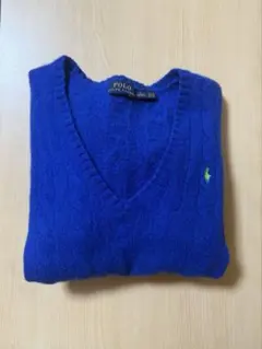 POLO Ralph Laurenニットセーター　青