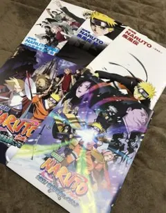 NARUTOナルト映画パンフレットまとめ売り　5冊　スペシャルカード付き