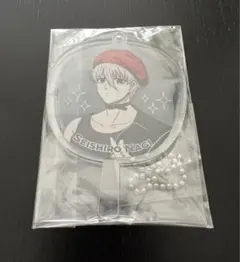 ブルーロック うちわ型アクリルプレートキーホルダー　凪誠志郎　御影玲王　2点