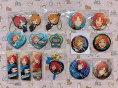 あんスタ Knights 月永レオ アクリルドロップキーホルダー 缶バッジ