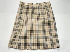 美品　Burberry スカート　プリーツ　チェック柄