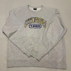 STUSSY 1980 グレー Mサイズ スウェット