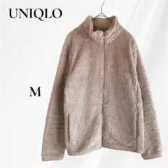 UNIQLO　ユニクロ ファーリーフリースフルジップジャケット　M ベージュ