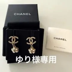 CHANEL ココマーク デニムブルーが揺れる上品CCドロップ ピアス - メルカリ