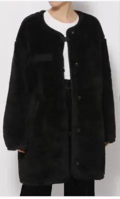 LOWRYS FARMミリタリーボアコート