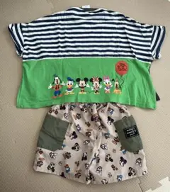 ディズニー100周年記念 Tシャツ・ショートパンツセット ミッキーマウス