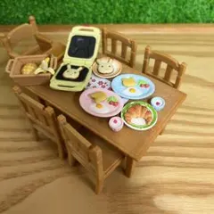 シルバニア ダイニングテーブルセット&朝食セット 2009年 2010年