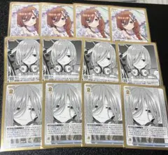 五等分の花嫁カードゲーム　中野三玖 必勝祈願デッキHDR 3種各4枚 ごとカド