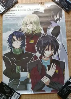 激レア！非売品 ガンダムSEED DESTINY B2告知ポスター 砕かれた世界
