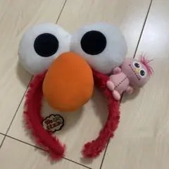 エルモ カチューシャ ぬいぐるみ付き