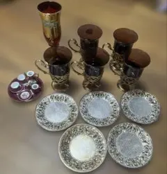 ヴィンテージ 金属工芸 まとめ売り 銀食器 真鍮 絵皿 骨董 