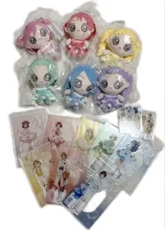Yes!プリキュア5GoGo! ぬいぐるみアクスタ特典クリアカード コンプセット