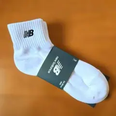 【ニューバランス】 ホワイトソックス 3足セット 24-26cm