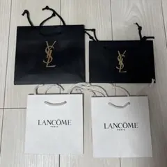 【YSL】【LANCOME】 紙袋 4枚