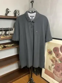 TOMMY HILFIGER ポロシャツ ブラック 2XL