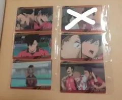 ハイキュー　ウエハース6　メタリックプラカード　黒尾鉄朗　孤爪研磨　まとめセット