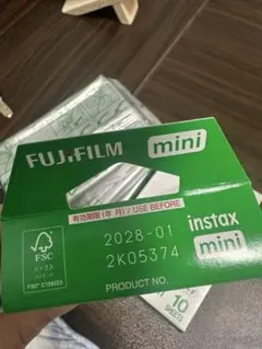 instax mini 5個　使用期限2028年1月 インスタックスミニ