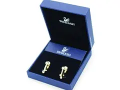 スワロフスキー SWAROVSKI ■ クリスタル イヤリング ■ ゴールド系のサムネイル