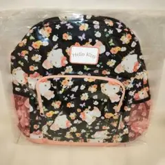 リュックサック サンリオ ハローキティ ブラックフラワー/ハローキティ 子ども用