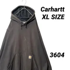 Carhartt カーハート パーカー フェード XL アームプリント ブラウン