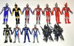 【昭和/平成レトロ】 ウルトラマンソフビ　まとめ売り13体 美品 激レア 限定