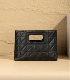 新品 未使用 ミニバッグ ブラック ハンドバッグ シンプル クラッチ 黒