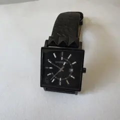Dieselブラック スクエア 腕時計