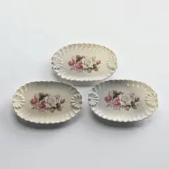 P*e様 【イタリア製】 ヴィンテージ アンティーク トレー 花柄