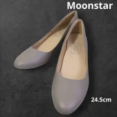 Moonstar 　ムーンスター　 スガタ　パンプス 　グレージュ　24.5cmのサムネイル