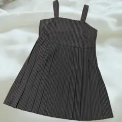【Honeys】美品 ジャンパースカート ストライプ LL