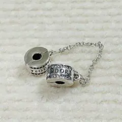 PANDORA ロゴ セーフティチェーン チャーム