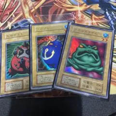 【極美品】遊戯王　カエルスライム、ツルプルン、大砲ダルマ