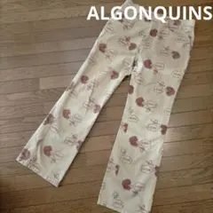 ALGONQUINS　アルゴンキン プリントパンツ デニム