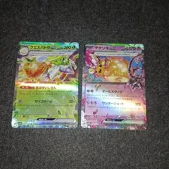 テラスタル 2枚　デデンネex クエスパトラexのサムネイル
