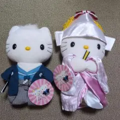 ハローキティ マクドナルド 和装 ぬいぐるみ セット
