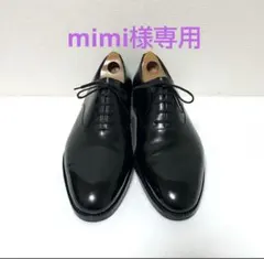 極美品ジョンロブ プレステージライン ガルニエ9E黒 プレーントゥ