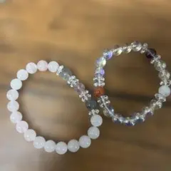 天然石ブレスレット2個セット