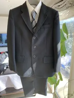 黒のスーツセット120A 卒園式入学式