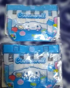 プールバック風ミニポーチ2　シナモロール　シナモン　セット