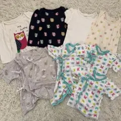 赤ちゃん用品 短肌着 コンビ肌着 ボディスーツ セット ベビー服 ベビー肌着