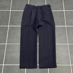 【激レア】珍品　60s〜70s スラックス　絣　ホワイト　ヴィンテージ 50's 60's UNKNOWN 絣柄 タックスラックス ブラック ブルー