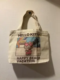 【新品】HelloKittyミニトートバッグ アイボリー