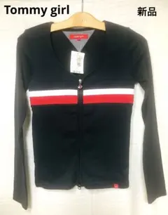 Tommy girl トミーガール　ブラック カットソー カーディガン新品