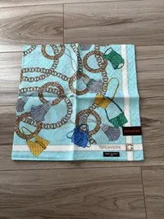 ゲラルディーニ　ハンカチ　ブルー