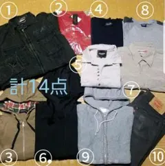 ジャケット セット まとめ売り パーカー カットソー 福袋 ズボン 未使用