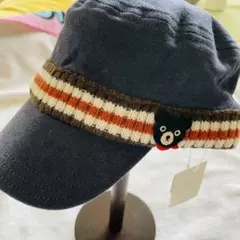 新品未使用　ミキハウス　DOUBLEB 帽子　Ｍサイズ　(50-52)