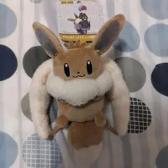 ボタンのイーブイリュック型 ポーチ キーホルダー ポケセン