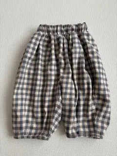 organic zoo 2025aw チェックパンツ　1-2y